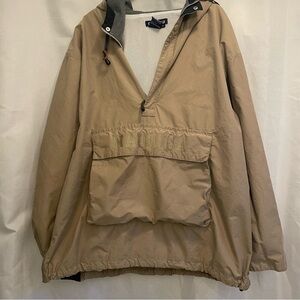 Nautica Tan Pullover Anorak Jacket – Size Large